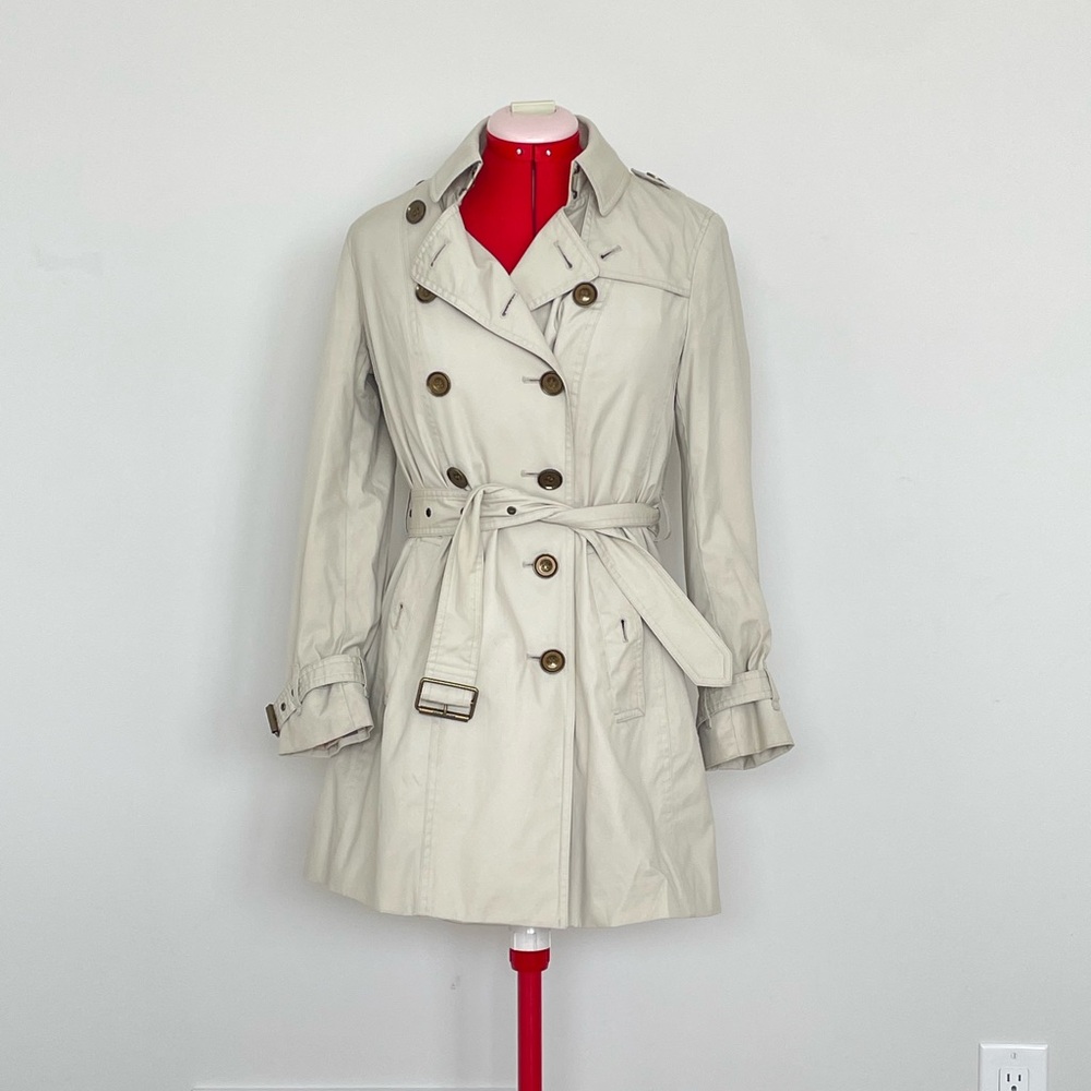 Burberry Light Tan Trench Coat